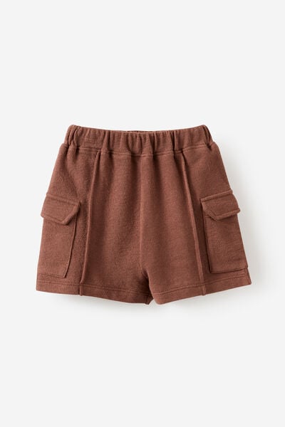 Baby Textured Short, LIGHT BROWN