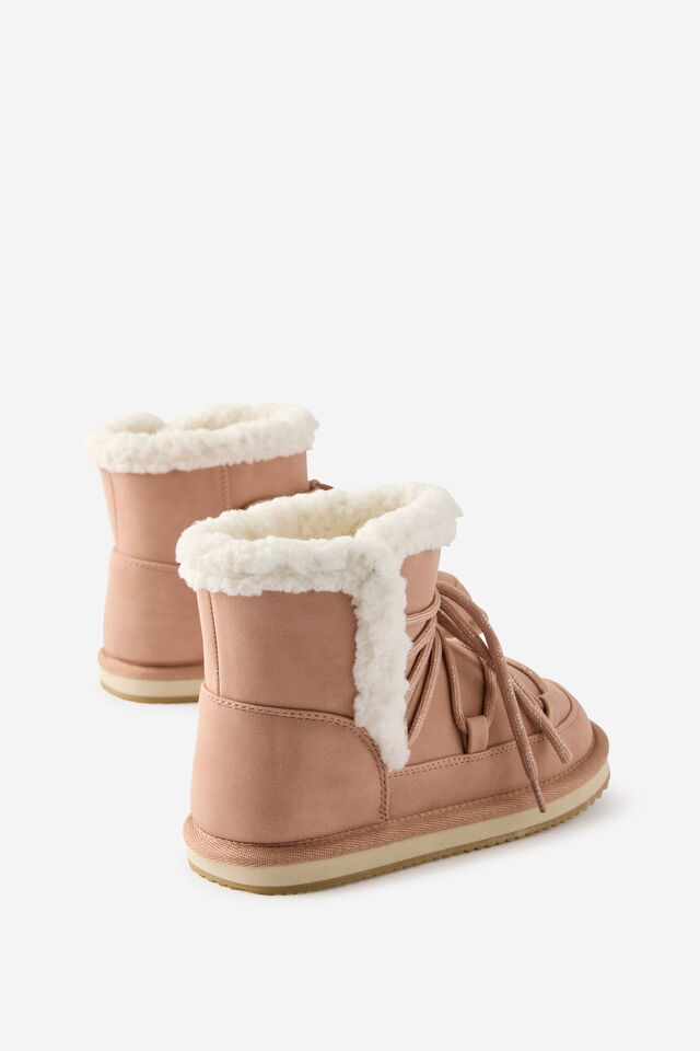 Kids Teddy Lined Winter Boot, ZEPHYR/LACES