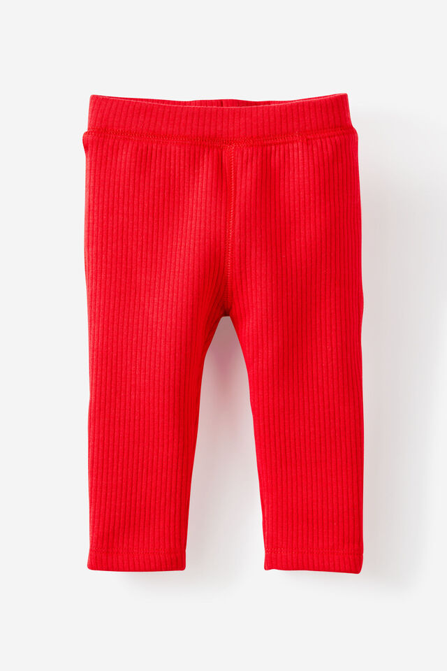 River Rib Skinny Legging, VARSITY RED
