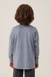 Camiseta - The Essential Long Sleeve Tee, STEEL WASH - vista alternativa 3