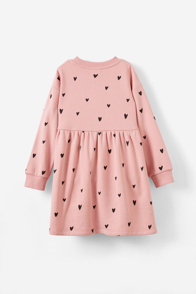 Tessa Fleece Dress, ZEPHYR/HEARTS