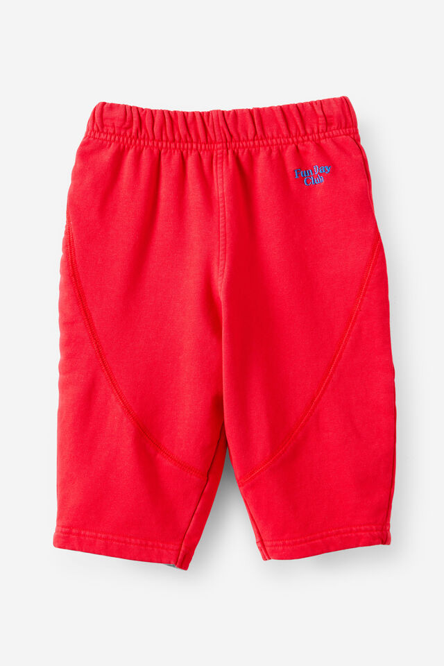 Rory Barrel Trackpant, VARSITY RED/ FUN DAY