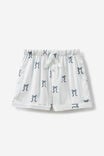 Casey Short Sleeve Pyjama Set, BARBER BLUE/STRIPE BOWS - alternate image 4