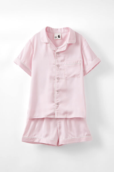 Casey Short Sleeve Pyjama Set, BALLERINA