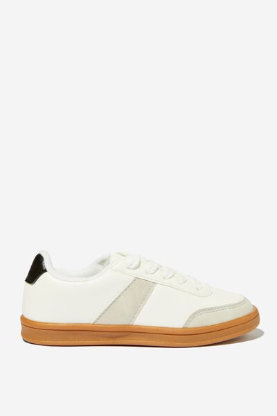 Lenny Retro Sneaker, WHITE/GUM