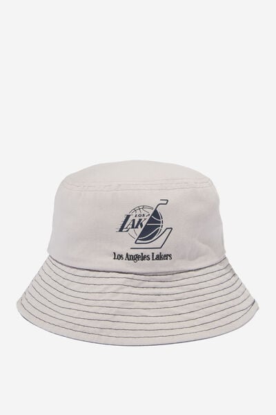 Kids Licensed Bucket Hat, LCN NBA LOS ANGELES LAKERS/WINTER GREY