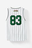 License Basketball Tank, LCN NIC WHITE & SWAG GREEN STRIPE/TMNT - alternate image 3