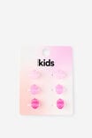 Kids Mini Claw Clip Pack, PETAL PINK/STRAWBERRIES - example image 2