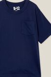 The Eddy Essential Short Sleeve Tee, IN THE NAVY WASH - alternate image 2