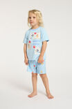 Jordan Short Sleeve Pyjama Set License, LCN BLU FROSTY BLUE/BLUEY KEEPY UPPY - vista alternativa 2