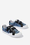 Disney Darcy Double Strap Trainer, LCN DIS MICKEY MOUSE/DENIM REPEAT - alternate image 2