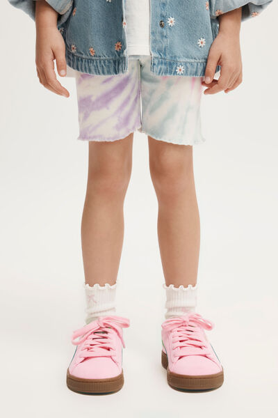 Hailey Bike Short, SUNRISE RAINBOW/TIE DYE