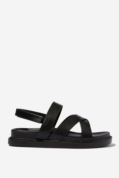 Blair Multi Strap Sandal, BLACK