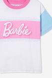 Camiseta - Barbie Drop Shoulder Short Sleeve Tee, LCN MAT BARBIE RACER/WHITE - vista alternativa 2