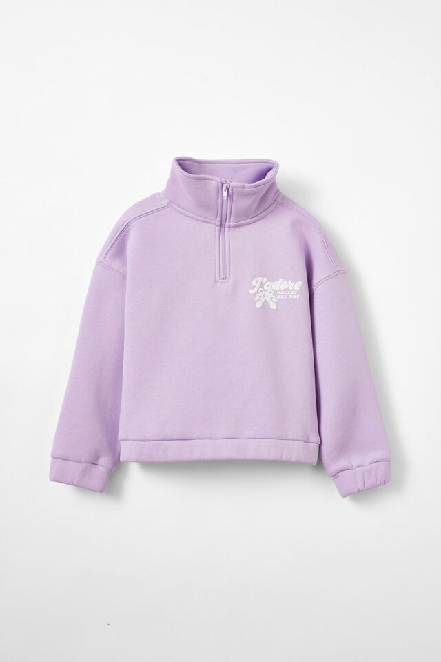 Naomi Half Zip Pullover, LILAC DROP/J ADORE