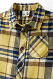 Rugged Long Sleeve Shirt, CORN SILK/IN THE NAVY PLAID - alternate image 2