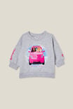 Barbie Alma Drop Shoulder Sweater, LCN MAT CLOUD MARLE/BARBIE DRIVING AROUND - alternate image 2