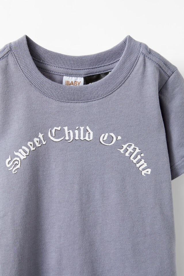 Guns n Roses Short Sleeve Graphic Print Tee, LCN BRA STEEL/GNR SWEET CHILD O  MINE