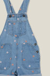 Edith Denim Shortall, FADED VINTAGE WASH/FLORAL EMBROIDERY - alternate image 2