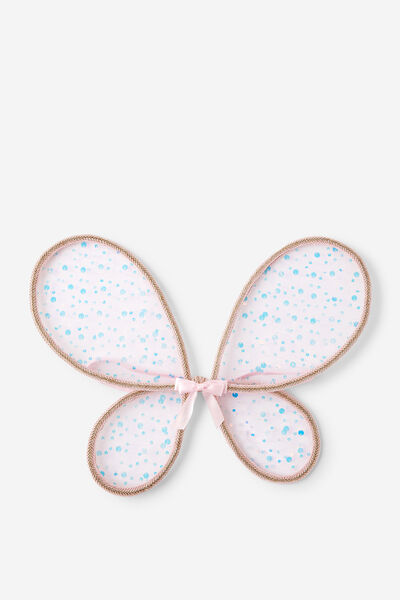 Kids Butterfly Wings, BLUSH PINK/BOW