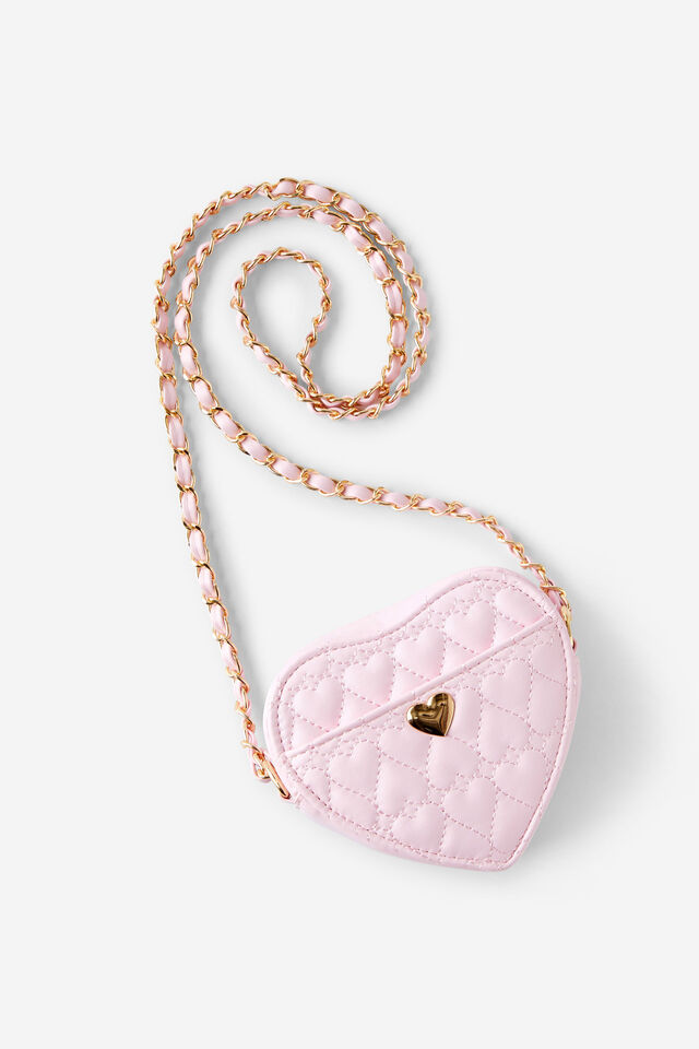 Kids Shape Cross Body Bag, BLUSH PINK/HEART