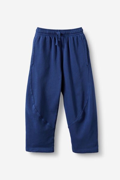 Sammy Barrel Trackpant, WASHED DENIM NAVY