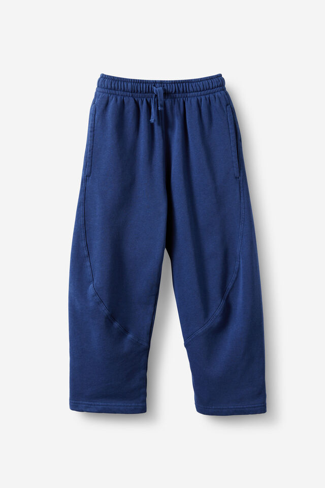 Sammy Barrel Trackpant, WASHED DENIM NAVY