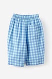 Baby Woven Barrel Pant, SEAGLASS/BLUE BONNET GINGHAM - example image 2