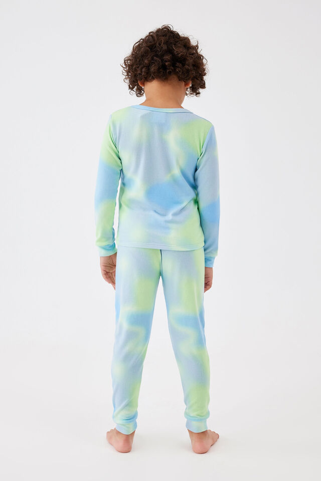 Cody Super Soft Long Sleeve Pyjama Set, MULTI/RAINBOW SKATER DINO