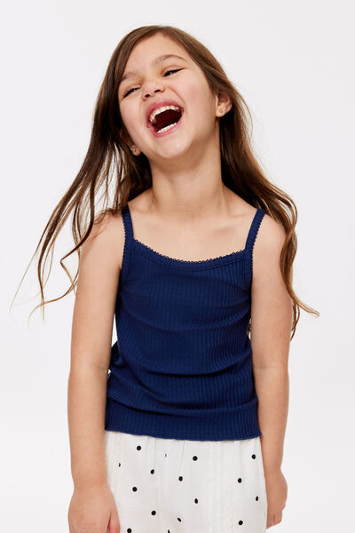 Eva Tank Top, DENIM NAVY
