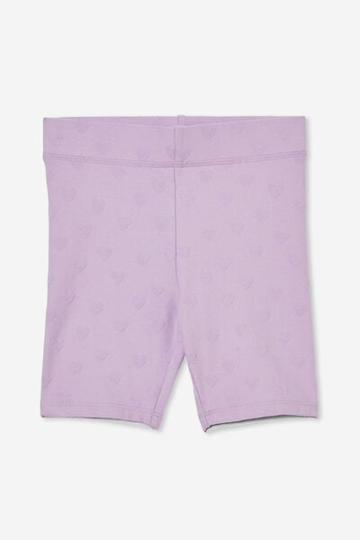 Short - Hailey Bike Short, LILAC DROP/HEARTS