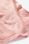 Organic Rib Knit Blanket - Personalised, ZEPHYR - alternate image 2