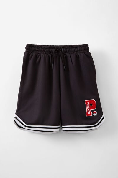 License Basketball Short, LCN POK BLACK/POKEMON PIKACHU