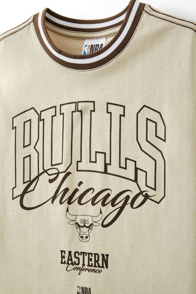 NBA Chicago Bulls Drop Shoulder Short Sleeve Tee, LCN NBA RAINY DAY/CHICAGO BULLS
