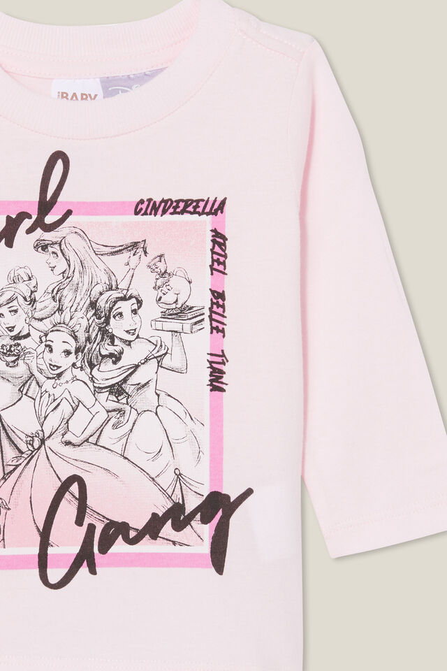 Camiseta - Jamie Long Sleeve Tee-Lcn, LCN DIS BALLERINA/GIRL GANG SKETCH