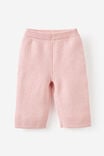 Baby Organic Knit Pant, POP PINK MARLE - example image 1