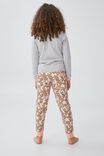 Florence Long Sleeve Pyjama Set Licensed, LCN DIS LIGHT GREY MARLE BAMBI