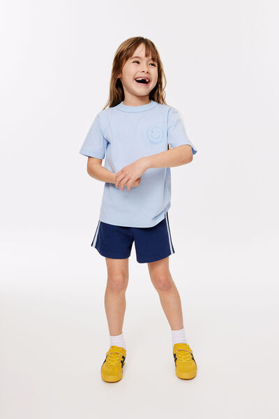 Essential Textured Short, DENIM NAVY/BLUE WHISPER STRIPE