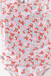 Florence S/S Rashie And Bikini Bottom Set, BALLET PINK/FLORAL - example image 2
