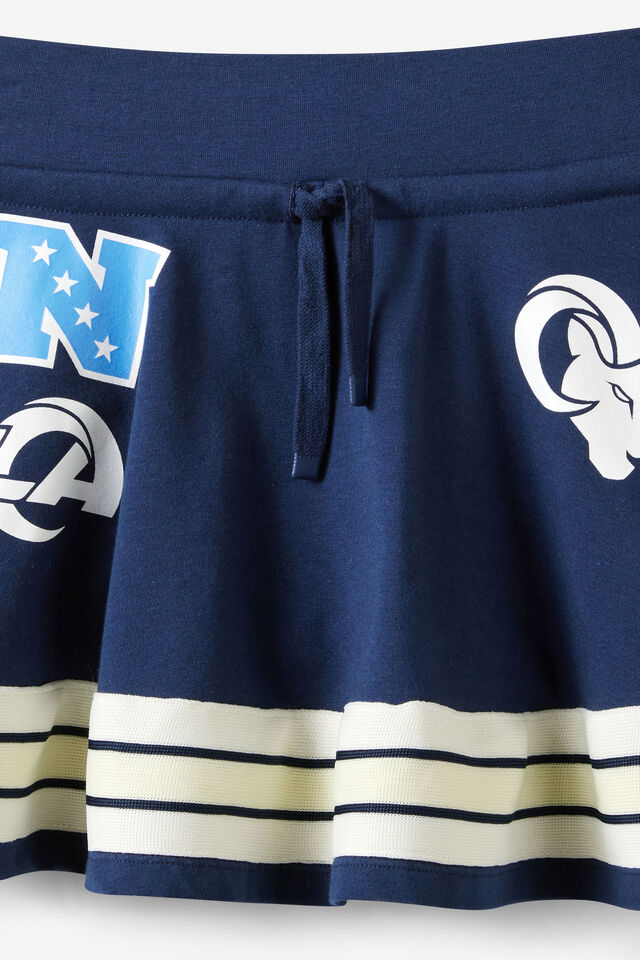 License Active Skort, LCN NFL SHADOW NAVY/RAMS