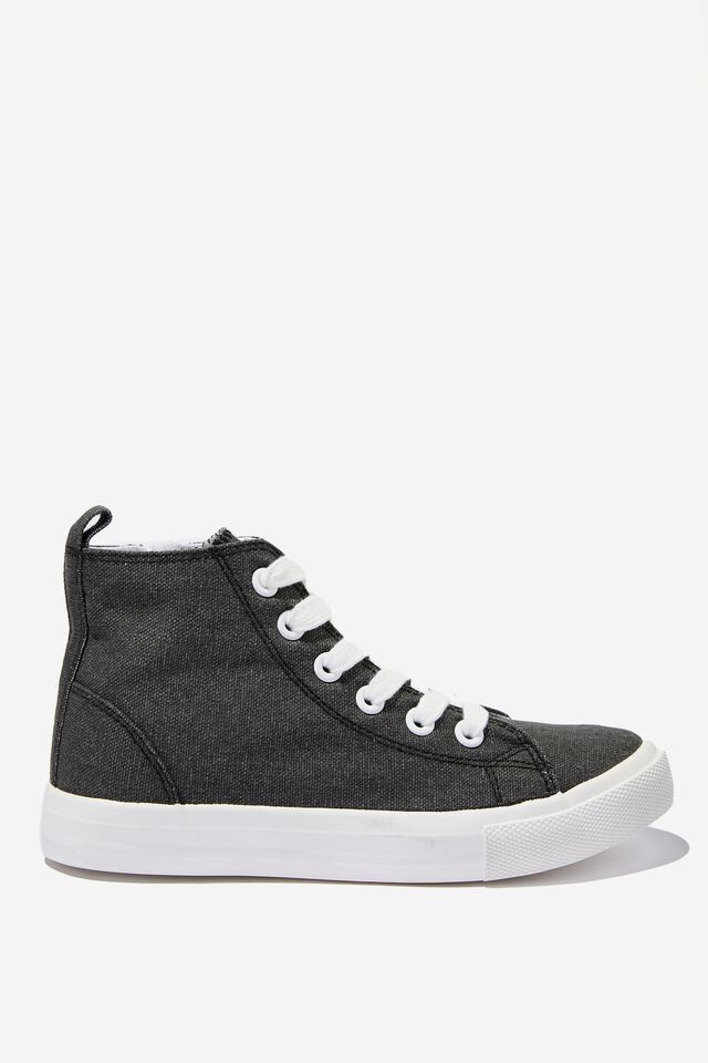Classic Canvas High Top Trainer, PHANTOM WASHED CANVAS