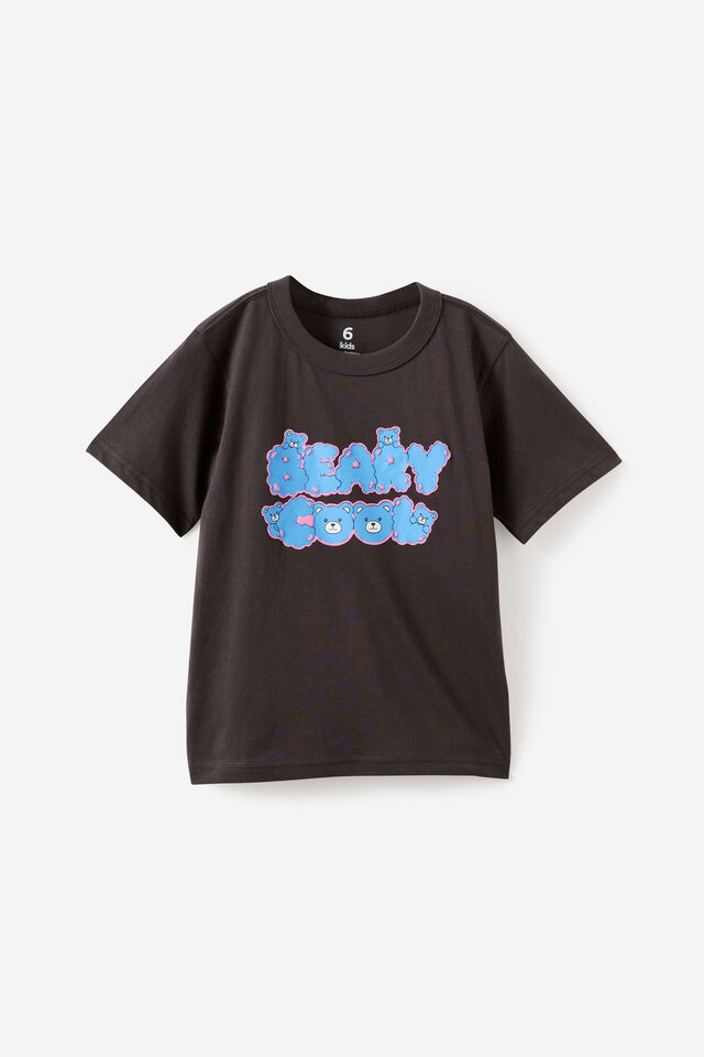 Essential Short Sleeve Graphic Tee, PHANTOM/BEARY COOL