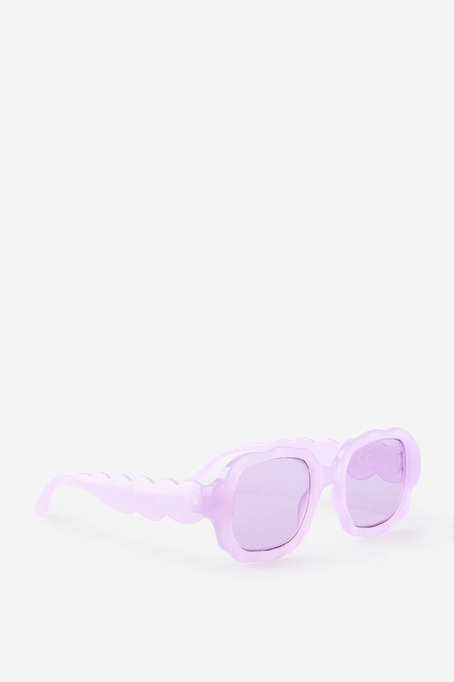 Kids Oversized Square Sunglasses, VINTAGE LILAC