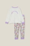 Serena Long Sleeve Pyjama Set, OATMEALE MARLE/HONEY BUNNY - alternate image 3