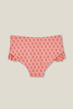 Pippa Ruffle Bikini Bottom, ORANGE CORAL/PERRY PAISLEY - alternate image 3