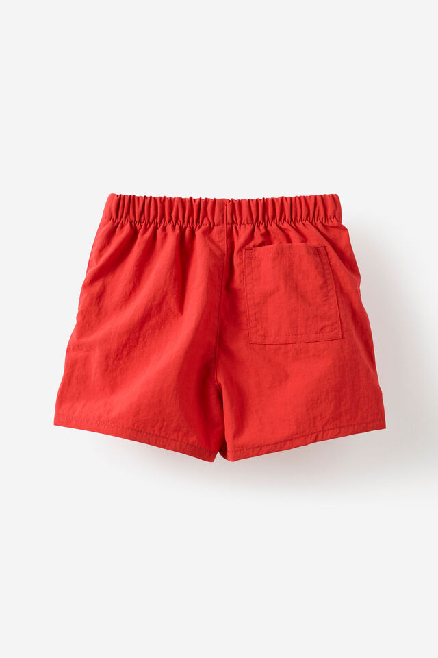 Baby Nylon Elasticated Short, VARSITY RED