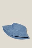Kids Cord Bucket Hat, DUSTY BLUE/CORD - alternate image 2
