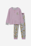 Pijamas - Zara Long Sleeve Pyjama Set Licensed, LC WB PURPLE LILACS MARLE/LOLA BUNNY LETTER - vista alternativa 4