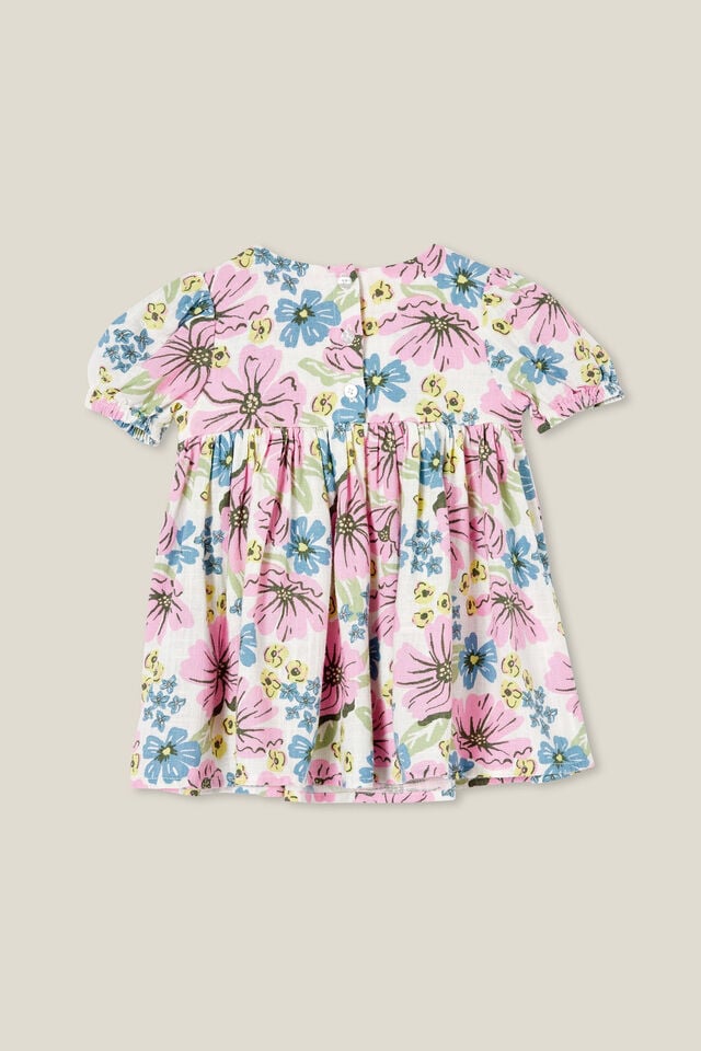 Hallie Dress, VANILLA/SHAE FLORAL