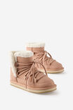 Kids Teddy Lined Winter Boot, ZEPHYR/LACES - example image 4